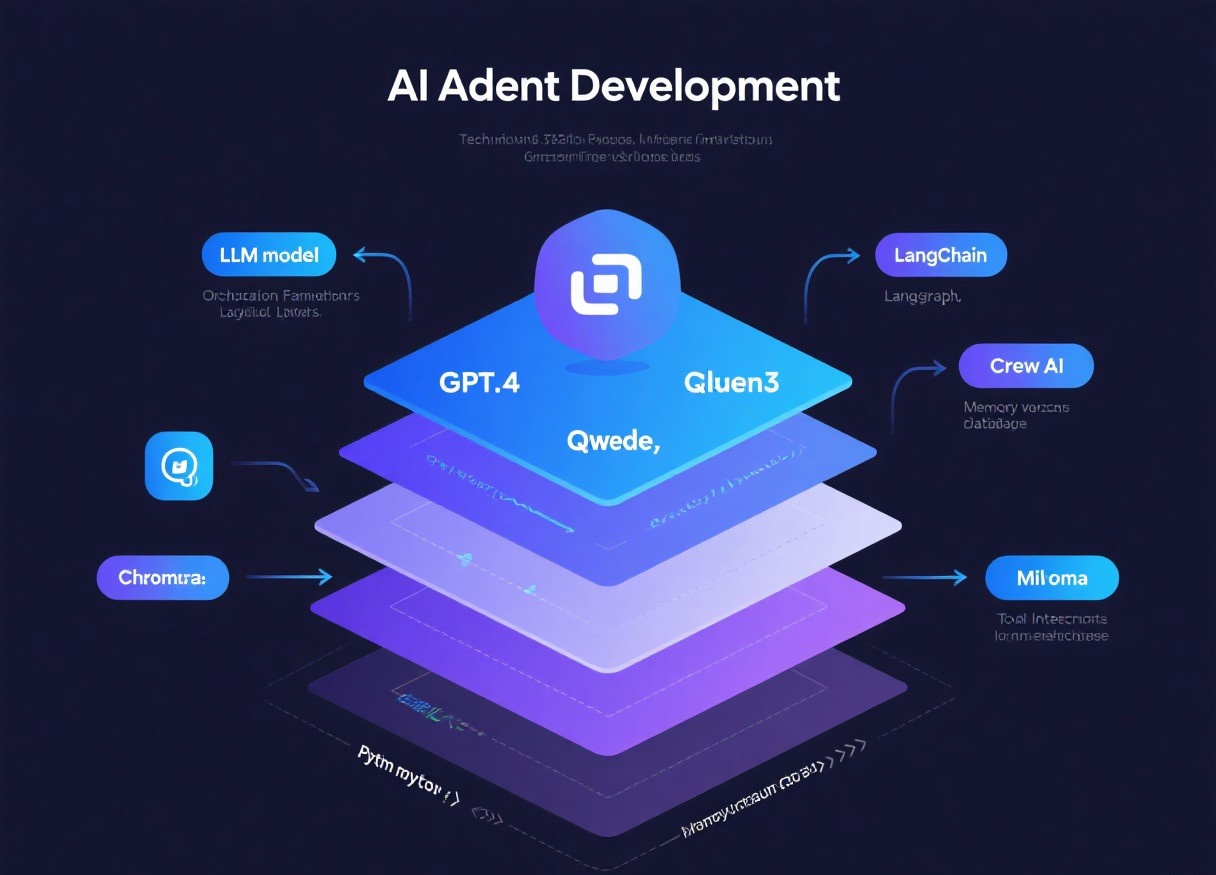 AI Agent技术栈架构图